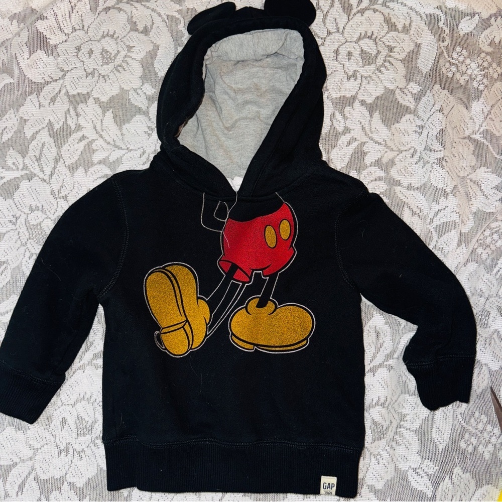 Disney/gap Mickey Mouse hoodie size 2